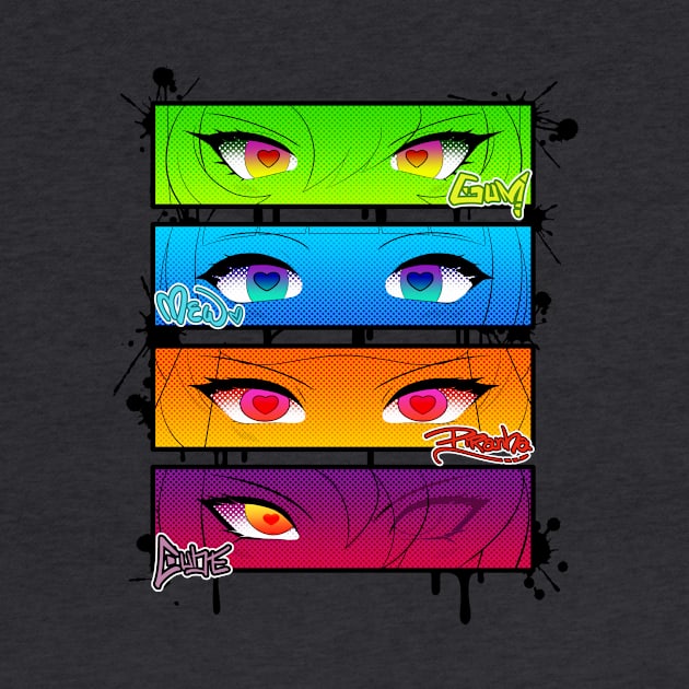 Gradient GG girl's eyes by Rudie Queen